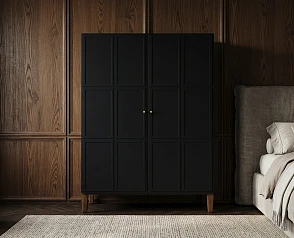 стильный Шкаф "Андерсен (Andersen)" широкий двухстворчатый арт AN27/9011 на заказ