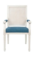 купить Мягкий стул с подлокотниками Wilton White