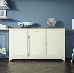 Бежевый комод Olivia 3 двери/1 ящик арт GA5005B в интернет-магазине