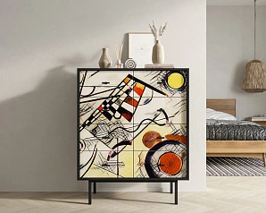 купить красивый Комод на восемь ящиков "Emerson" by Kandinsky арт EM20/Print_01