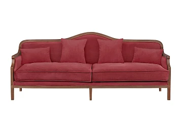 фото Диван с высокой спинкой Madesta Red в интерьере