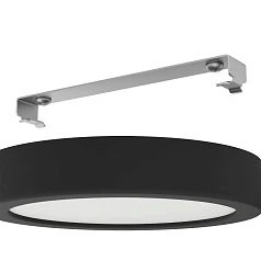 красивые 900637 Накладной светильник FUEVA 5, 11W (LED), 3000K, IP44, ?160, сталь, черный / пластик, белый в интернет-магазине