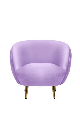 заказать стильное Мягкое кресло для гостиниц Small Benee Purple