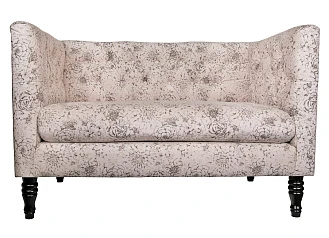 фото Диван Rose Beige Flower в интерьере