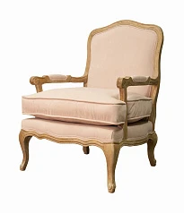 Мягкое полукресло с подлокотниками Nitro Beige Velvet на заказ в интернет-магазине