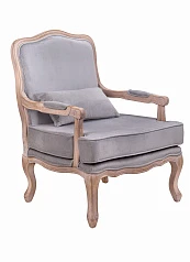 Мягкое полукресло с подлокотниками Nitro Grey Velvet на заказ