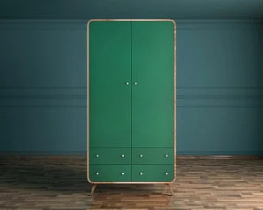 купить Шкаф в скандинавском стиле "Ellipse" с ящиками арт EL15G