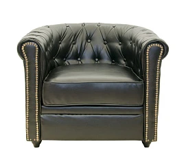 купить Кожаное кресло Karo Black