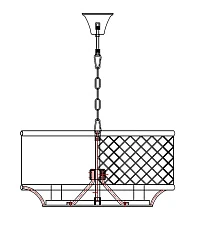 Люстра Klaris Round V2 в интерьере