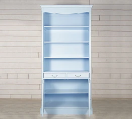 фото Книжный шкаф "Leontina Blue" арт ST9330B в интерьере