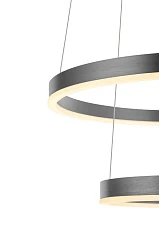 Люстра Orblaze 2 rings 800 black в интернет-магазине