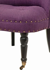 фото Низкое кресло Aviana Purple в интерьере