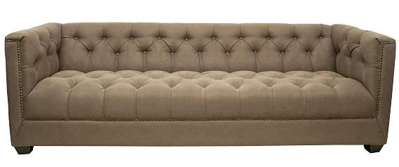 купить Прямой трехместный диван Orchest цвет коричневый