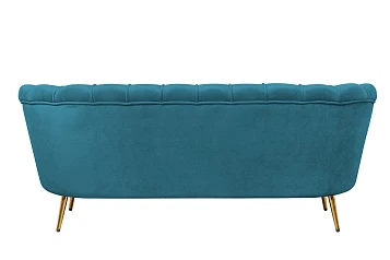 Диван ракушка Pearl Triple Marine Velvet на заказ