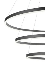 Люстра Orblaze 3 rings 600 black в интернет-магазине