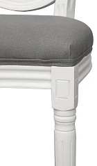 Дизайнерский обеденный стул модерн Volker Grey and White на заказ