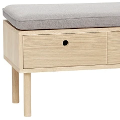 купить БАНКЕТКА С ПОДУШКОЙ HUBSCH в интернет-магазине