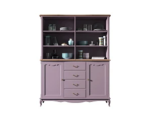 Шкаф Leontina Lavanda с открытым верхом арт ST9351/2L в интерьере