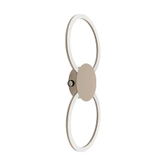 красивые 902127 Светодиодный светильник настенно-потолочный VENTICELLO 1, 20W 0,91W(LED LED), 3000K, 2400 135lm, алюминий, песочный, белый, на заказ