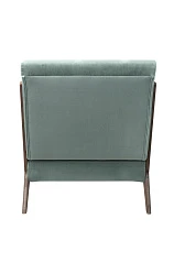красивое Низкое кресло с деревянными подлокотниками Mody Green в интернет-магазине
