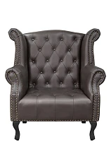 Каминное кожаное кресло Royal Brown V2