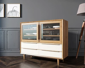 Буфет "Bruni white" низкий арт BR34WH на заказ в интернет-магазине