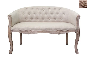 купить красивый Дизайнерский двухместный диван Kandy Double Mocca цвет коричневый