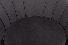 Низкое кресло ракушка Pearl Black