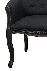 купить Двухместный дизайнерский диван Kandy Double Black Old