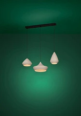 заказать стильные 390269 Люстра TORREMOLINOS, 3X28W (E27), L930, B365, H1500, сталь, черный/сталь, песочный