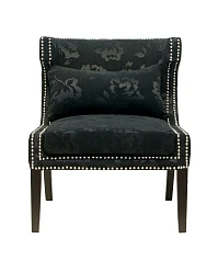 фото Мягкое полукресло с подлокотниками Suza Black