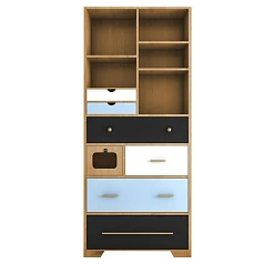 красивый Стеллаж малый "Aquarelle Birch" арт RE-30ETG