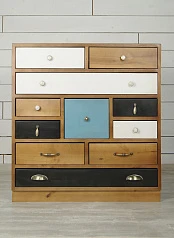 Комод для белья «Aquarelle Birch» 10 ящиков арт RE-19ETG/4 в интерьере