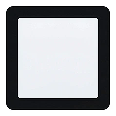 красивые 99188 Светодиодный встраиваемый светильник FUEVA 5, 10,5W (LED), 166х166, ET26, 1350lm, 4000K, сталь, черн в интернет-магазине