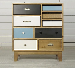 стильный Комод «Aquarelle Birch» 9 ящиков арт RE-18ETG/4