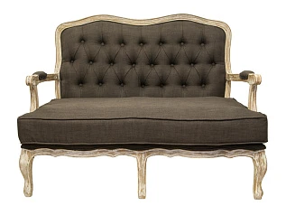 красивый Прямой диван модерн Yareli Brown V2 коричневый на заказ