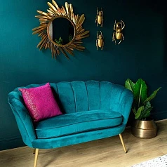 купить красивый Диван ракушка Pearl Double Marine Velvet в интернет-магазине