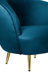 красивое Мягкое кресло для гостиниц Small Benee Izumrud на заказ