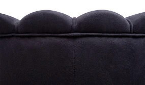Низкое кресло ракушка Pearl Black