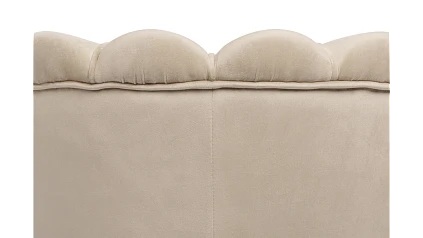 заказать Кресло с пуфом ракушка Pearl Taupe