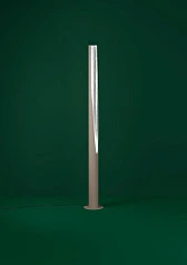 390283 Торшер с ножным выключателем PREBONE 2, 1X5,7W (GU10), 1X540lm, H1800, алюминий, сталь, песочный, серебряный