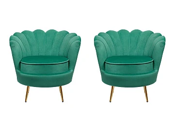 купить стильное Комплект кресел ракушка Pearl Green V2 в интернет-магазине