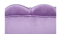 Низкое кресло ракушка Pearl Purple на черных ножках в интернет-магазине