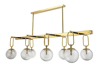 фото Люстра Sebastian 8 Gold в интерьере