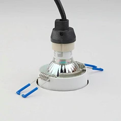 фото 900456 Встраиваемый светильник CAROSSO, 35W (GU10), ?93, алюминий, черный, белый в интерьере