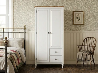 купить Шкаф двухстворчатый "Одри (Odri)" с двумя ящиками арт od2127S