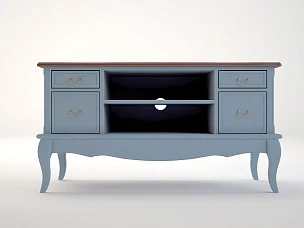 купить красивый Комод под TV "Leontina Blue" арт ST9328B в интернет-магазине