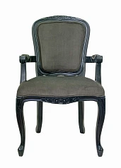 красивый Мягкий стул с подлокотниками Gran Arm Grey