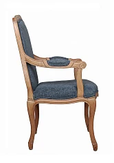Мягкий стул с подлокотниками Wallis Blue