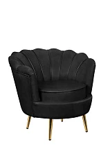стильные Низкое кресло ракушка Pearl Black V2